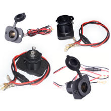 Adaptador divisor de enchufe para encendedor de cigarrillos de 12V-24V para automóvil / motocicleta